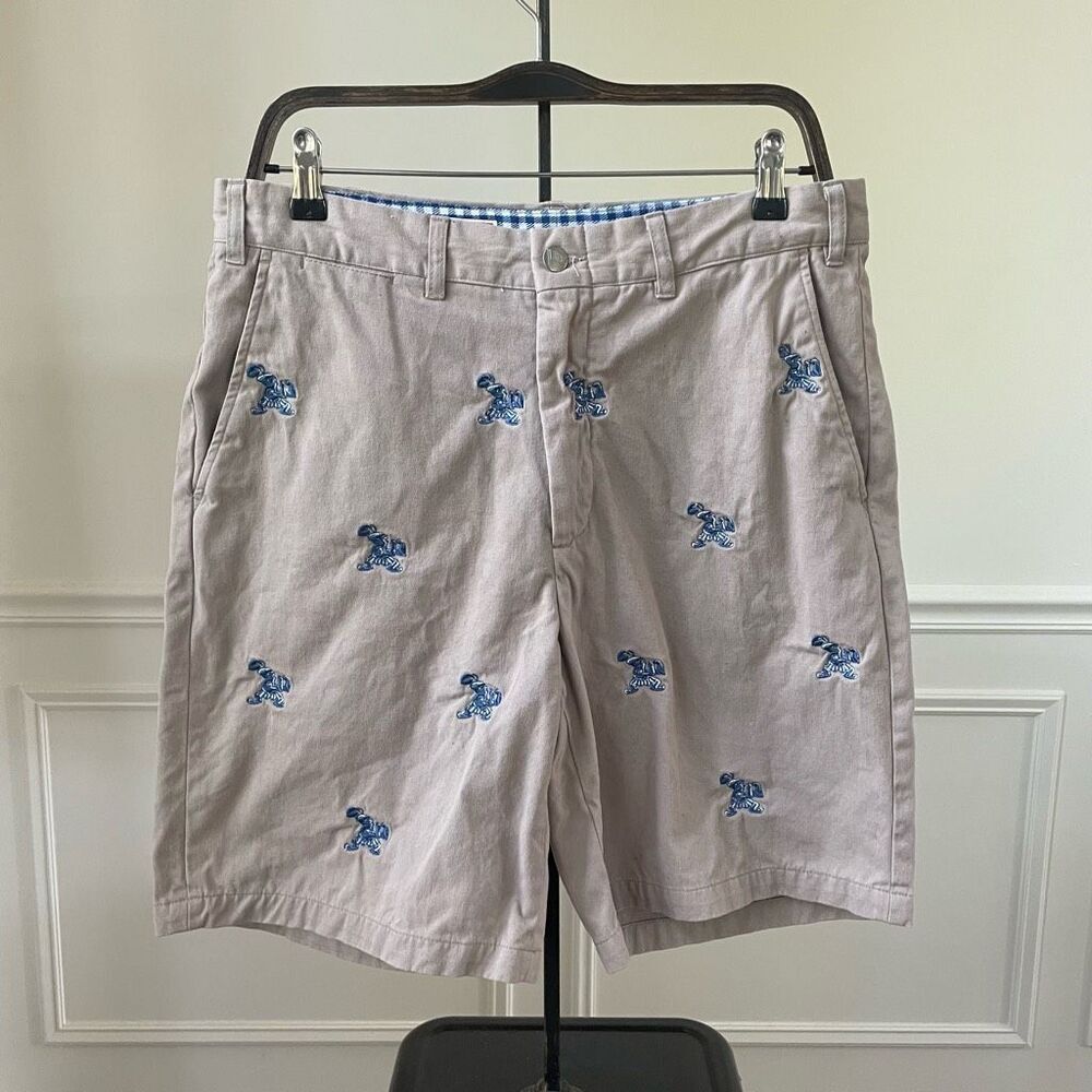 Stadium Short Khaki Pennington & Bailes Embroidered 34